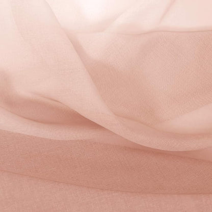 DWCN Blush Pink Faux Linen Ombre Sheer Curtains - Image 4