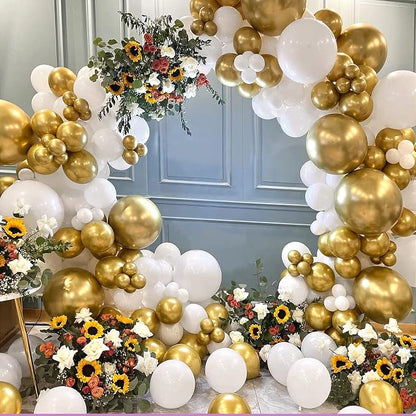 FOTIOMRG 120pcs 5 inch White Balloons, Small White Latex Party Balloons Helium - Image 7