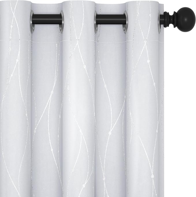 Deconovo Living Room Curtains 84 Inches Long, Thermal Insulated, Room Darkening by Unknown
