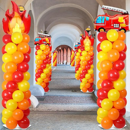 2 Sets Fire Party Balloon Column Stand Kit - Image 5