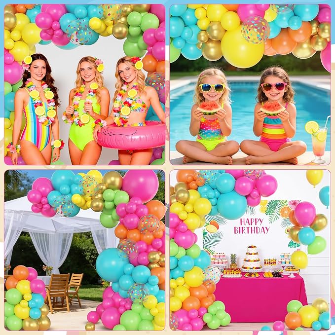 Amandir 153pcs Tropical Balloons Arch Garland Arch Kit Different Sizes | 18 12 - Image 5
