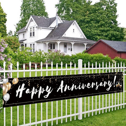 Romantic Happy Anniversary Decorations Banner - Image 5