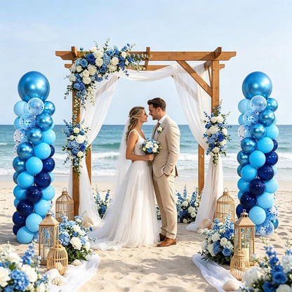 Blue Balloon Column Stand Kit Set of 2 - Image 7