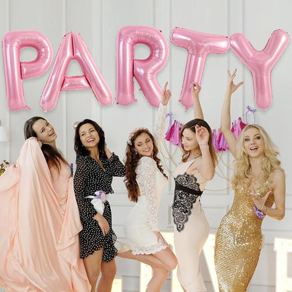 TONIFUL 40 Inch Large Pink Letter A Balloons Giant Foil Mylar Alphabet Balloon - Image 6