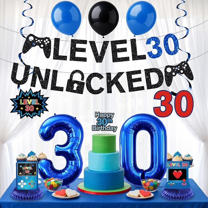 Level 30 Unlocked Birthday Decorations - Image 6
