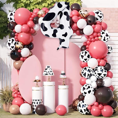 Cow Print Number 4 Balloon, Large 40 Inch Cow Number Birthday Balloons - Image 6