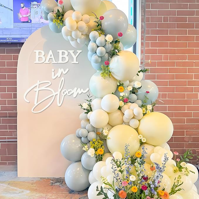 Baby in Bloom Sign, 16”x24” Felt Letter Baby Shower Sign Baby in Bloom Party - Image 4