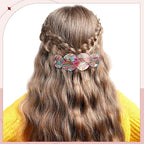 Geyoga 6 Pieces Vintage Hair Barrettes for Women Retro Flower French Pearl Crystal Rhinestones Clips Hair Pins for Women Styling Accessories(Gorgeous Style)