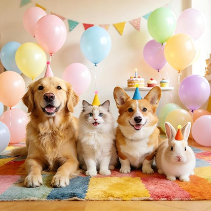 CANREVEL Mini Party Hats for Stuffed Animals Headwear, Birthday Hats - Image 7