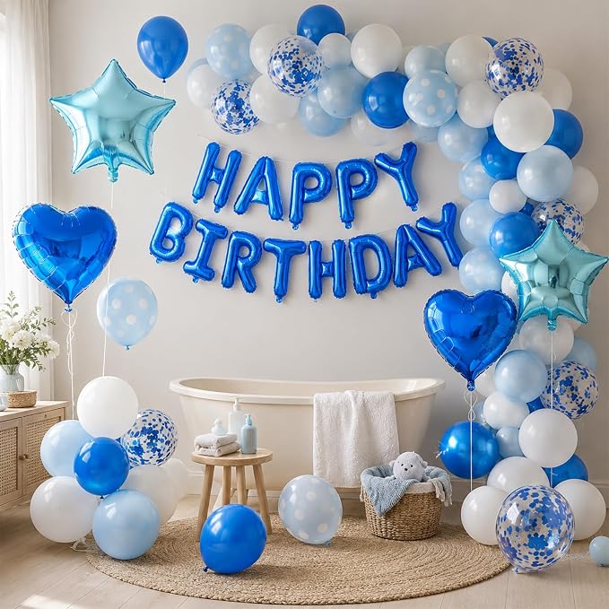 Blue Birthday Decorations for Boys - Image 7