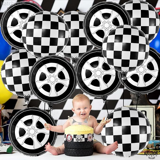 KatchOn, Huge Tire Balloons and Checkered Balloons - Image 4