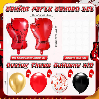 Seematn 2 Set Boxing Balloon Stand Kits Boxing Balloons Sticks Holder - Image 2