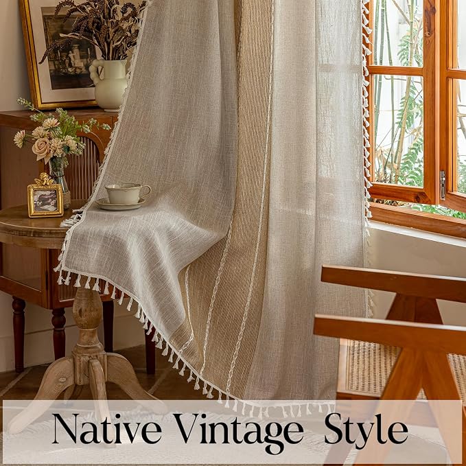 Sutuo Home Boho Curtains 84 inches Long - Image 4