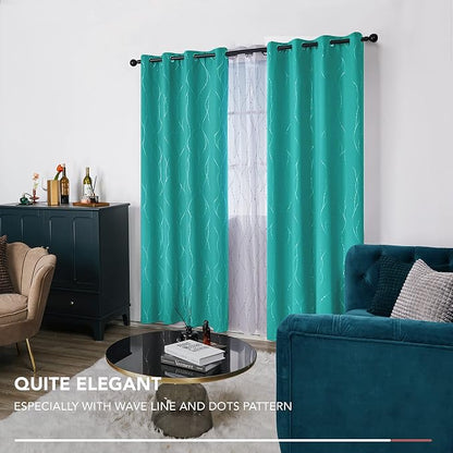 Deconovo Living Room Curtains 84 Inches Long, Thermal Insulated, Room Darkening - Image 7