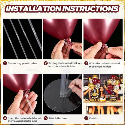 6 Sets 2026 Graduation Balloon Stand Kit - Image 4