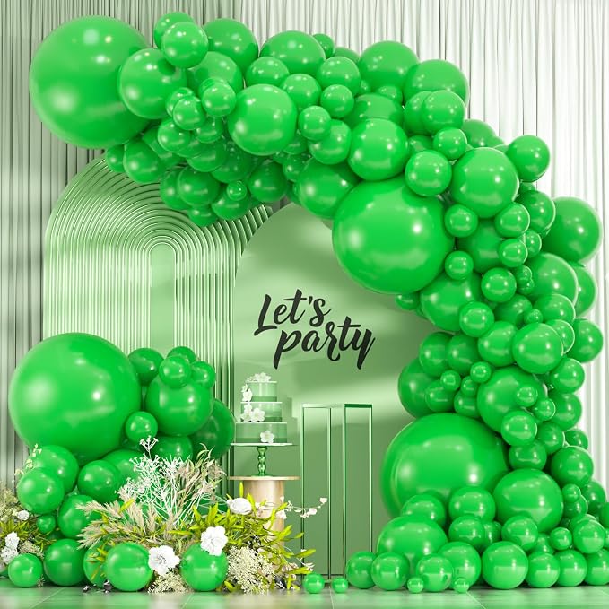 114pcs Green Balloons Kit by ZizasAry