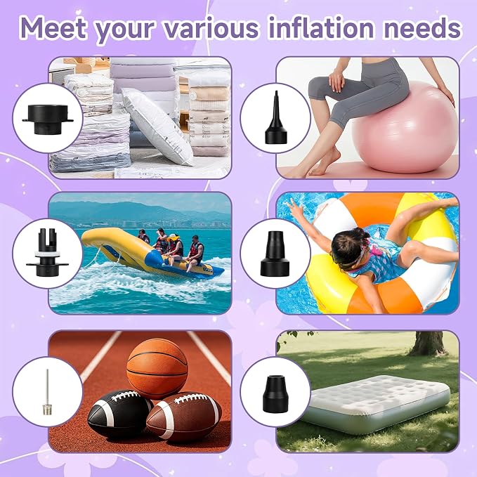 Electric Balloon Pump, 4-in-1 Balloon Blower - Image 5