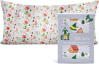 Kitsch x Elf Periwinkle Christmas Satin Pillowcase, Softer Than Silk Pillow Cases King, Cooling Pillow Covers, Satin Pillowcase with Zipper for Hair, Skin & Quality Sleep, Wrinkle-Free, Smooth, 19x36