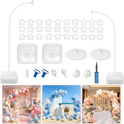 Balloon Arch Kit, Adjustable 8.2FT & 6FT Half Balloon Arch Stand | Free Bending by Unknown
