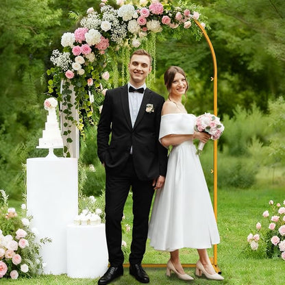 7.2 FT Wedding Arch Backdrop Stand - Image 8