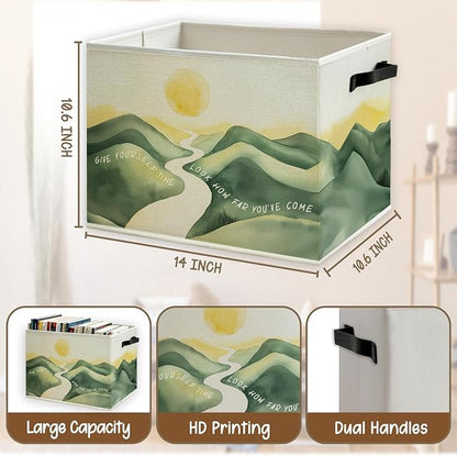 Boho Sunset Inspirational Classroom Storage Basket - Image 5