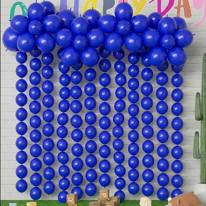100 Pcs Link Balloon Quick Linking Latex Connected Balloons Linkable - Image 2