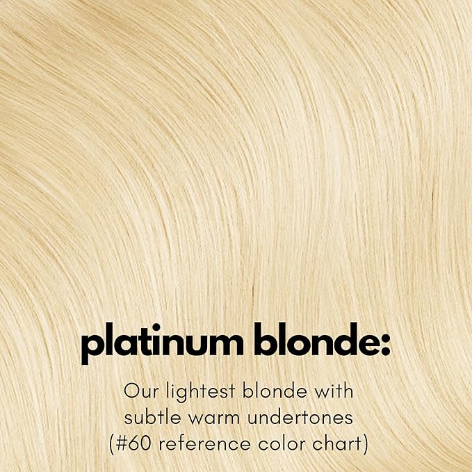 Irresistible Me Real Human Hair Extensions Clip Ins – 100% Human Hair Clip In Extensions for Length & Volume – Invisible Extension – Heat Resistant & Dyeable – Platinum Blonde, 20 Inches