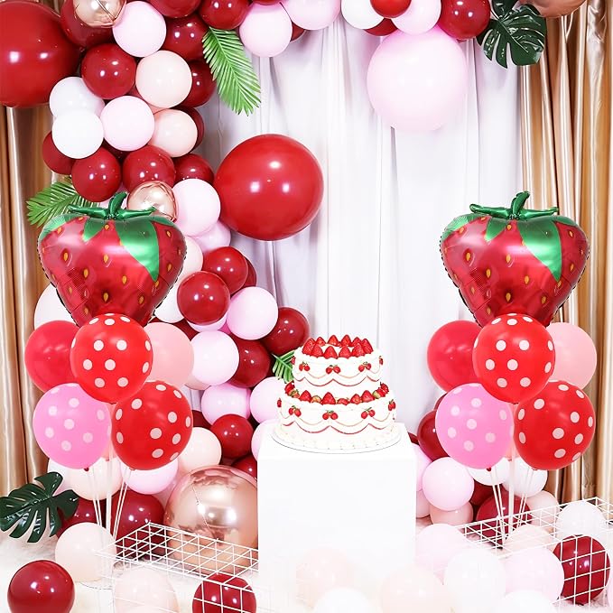 Strawberry Balloon Stand for Table Centerpiece Stand Kit 2 Sets - Image 5
