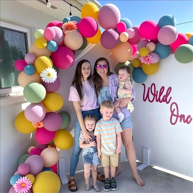 Spring Balloon Arch Kit, Retro Nude Balloons Assorted Colors - Image 5