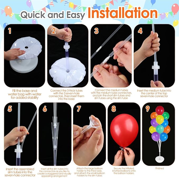 Aneco 4 Set Balloon Stand Kit - Image 5
