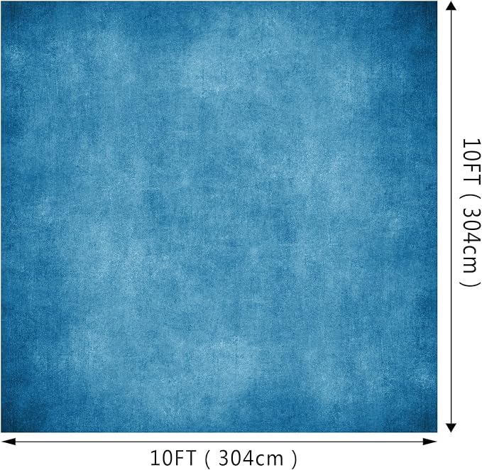 Blue Photo Backdrop Studio Abstract Texture Photography Background 10x10ft | - Image 2