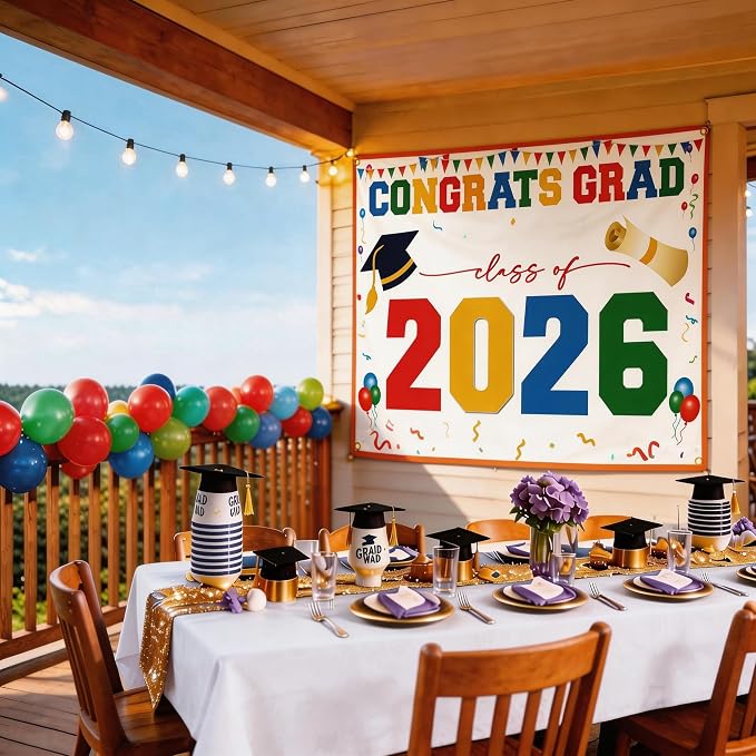 Class of 2026 Graduation Banner 47x67" - Image 6