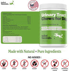 Deley Naturals Dog UTI Chews - Vet-Grade Cranberry Supplement for Dogs with D-Mannose & Echinacea for Bladder & Urinary Tract Health - Urinary Tract Supplements for Small to Large Breeds - 120 Chews