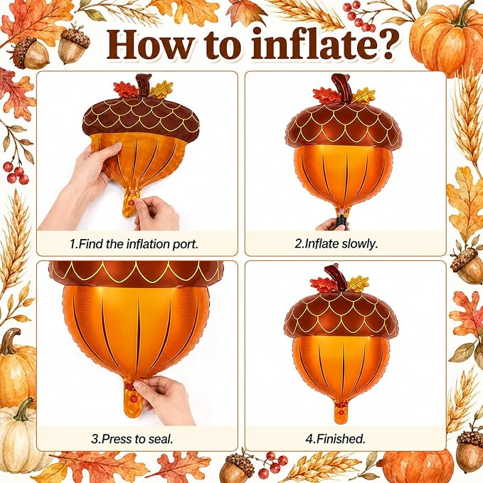 Fall Balloon Arch Kit, Thanksgiving Orange Burgundy Yellow Balloon Garland | - Image 6