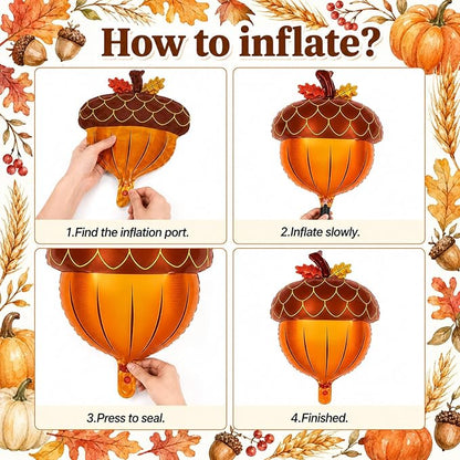 Fall Balloon Arch Kit, Thanksgiving Orange Burgundy Yellow Balloon Garland | - Image 6