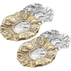 4pcs Deep Conditioning Foil Hair Caps with Elastic Band for Heat Insulation Nourishing Dye and Highlight Treatments Reusable Thermal Processing Hats for Salon and Home Use