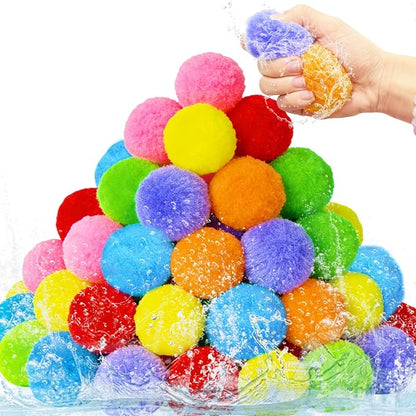 70 Pcs Reusable Water Balls by Unknown