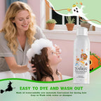 Green Temporary Hair Color Spray for Kids, Instant Colored Hair Dye Alternative for Girls Boys Teens Women Men, Disposable Washable, Quick Styling for Party Cosplay Christmas Halloween, 150ml