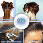 5/16"(0.8cm)*12Yards Lace Front Wig Tape Waterproof Strong Adhesive Double Sided Wigs Tape for Lace Wig Tape in Hair Extension Toupee Hairpieces