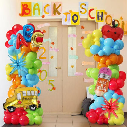 2 Sets Back to School Decorations Adjustable Balloons Column Stand Kit - Image 2