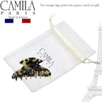 Camila Paris CP2473 French Hair Clip for Women Thick Hair for Long Curly Wavy Hair, Handmade Flow, Girls Hair Claw Clips, Durable Styling Big Claw Clip for Thick Hair, Strong Hold Grip, Made in France