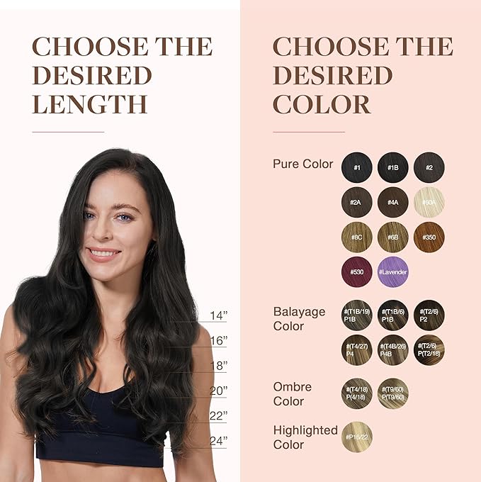 GOO GOO Clip in Hair Extensions Real Human Hair, Remy Human Hair Extensions Clip ins for Women, Natural Human Hair, 24inch 170g 7Pcs, #1 Jet Black