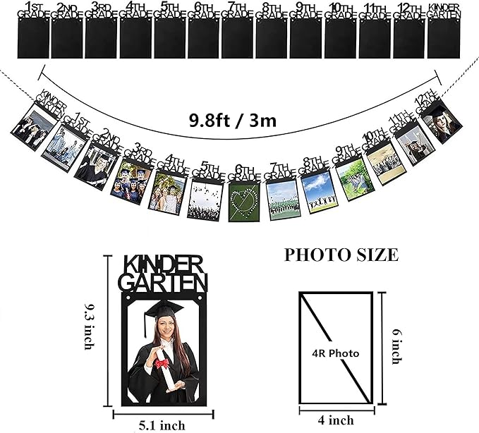 Graduation Photo Banner for Party Decoration, Including Kindergarten to 12th - Image 2