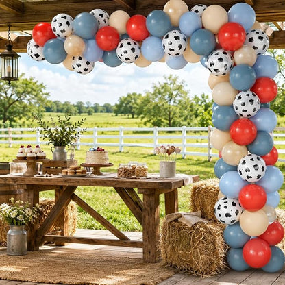 Red Blue Cow Balloons - Image 5
