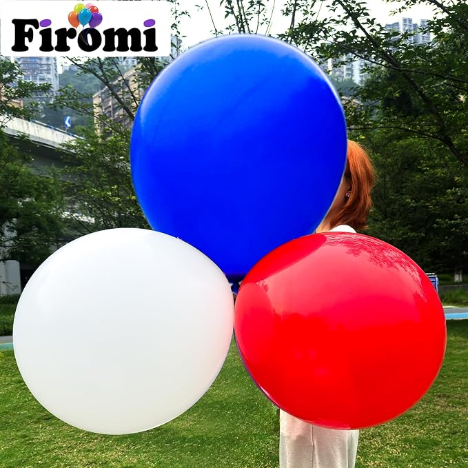 Firomi Red Balloons 18-inch 12 Pack Large Thicken | Helium Big Matte Red Latex - Image 5