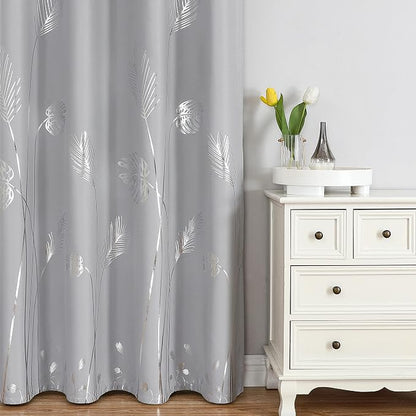 Light Grey Blackout Curtains 72 Inches Long, Light Blocking Thermal Insulated - Image 2