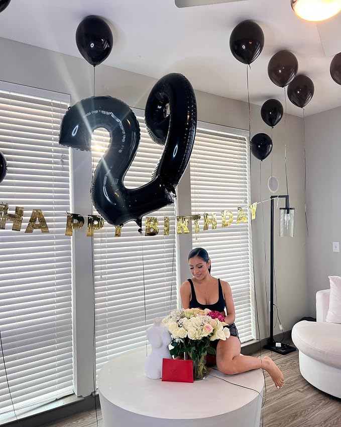 Black 19 Balloon - Image 3