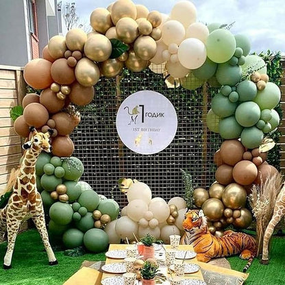 Green Gold Brown Balloon - Image 4