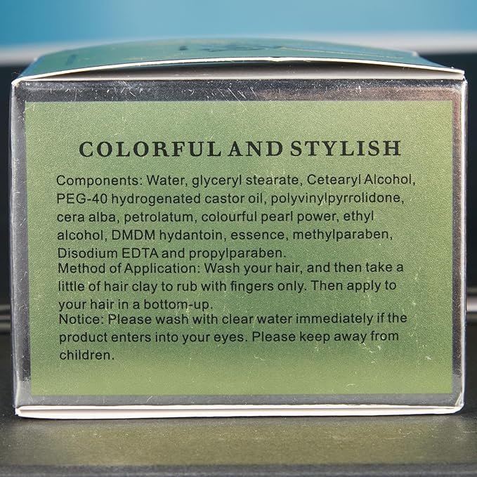 Temporary Silver Gray Hair Spray Color Wax, 4.23 Ounces Washable Hair Wax Color, Natural Disposable Grey Hair Color Wax Dye Pomades for Women Men,Christmas Parties,Role Playing,Cosplay,Halloween(Gray)