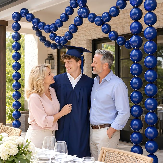 Navy Blue Linking Balloons - Image 3